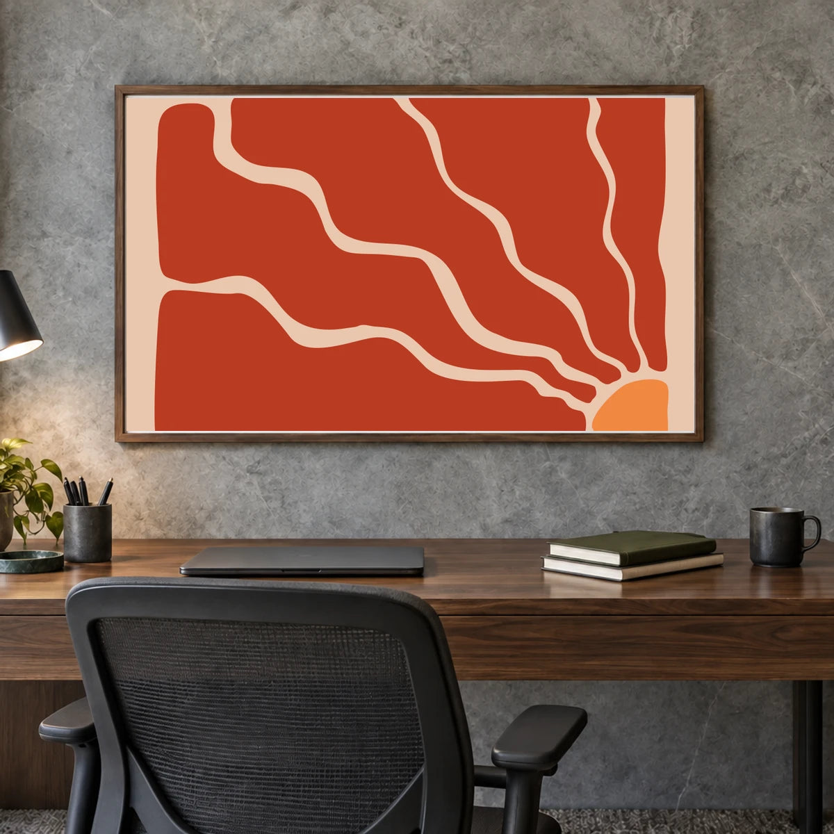 Flower Print CCCXXVII — Flower & Botanical Prints shown in a styled interior