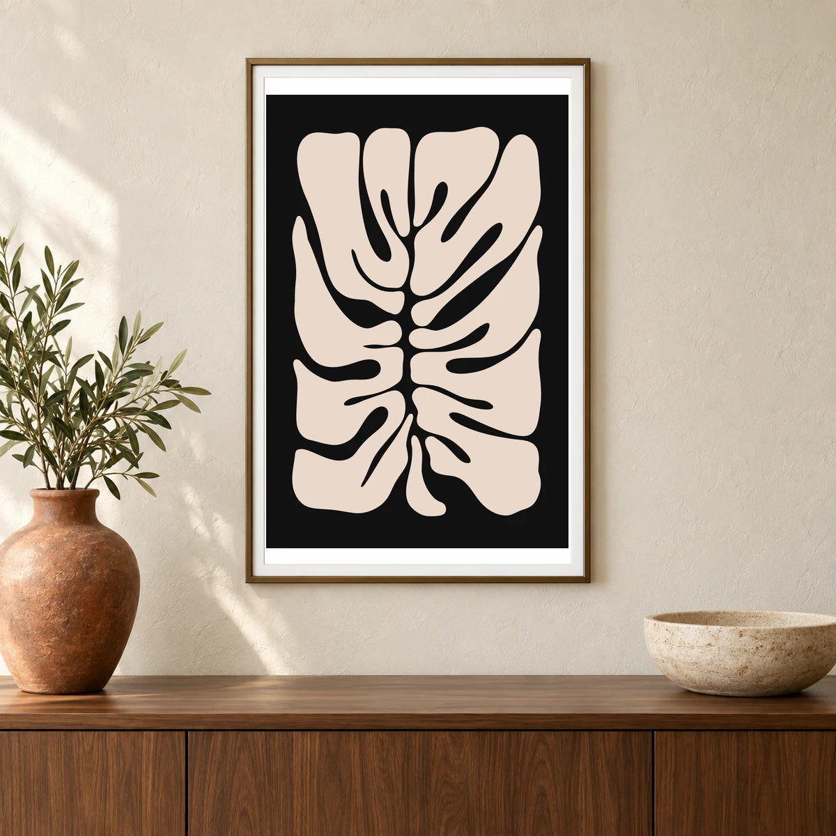 Flower Print CCCXXXII — Flower & Botanical Prints shown in a styled interior