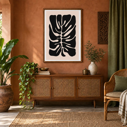 Flower Print CCCXXXIII — Flower & Botanical Prints shown in a styled interior