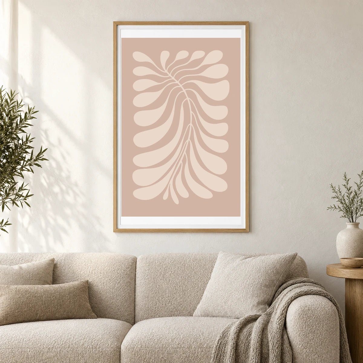 Flower Print CCCXXXV — Flower & Botanical Prints shown in a styled interior