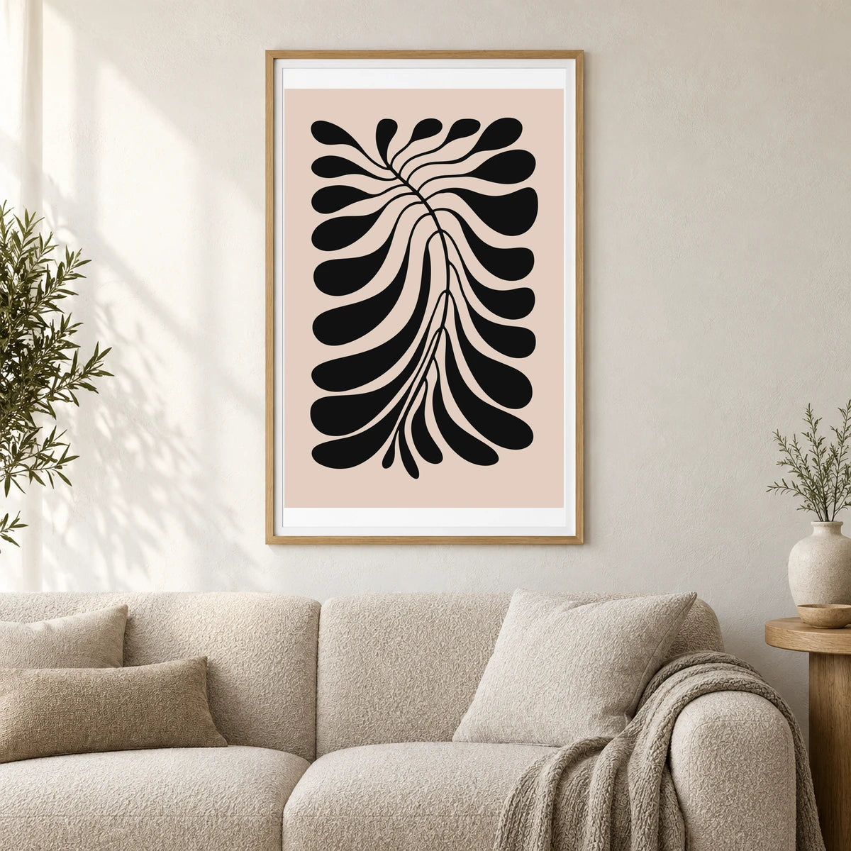 Flower Print CCCXXXVI — Flower & Botanical Prints shown in a styled interior