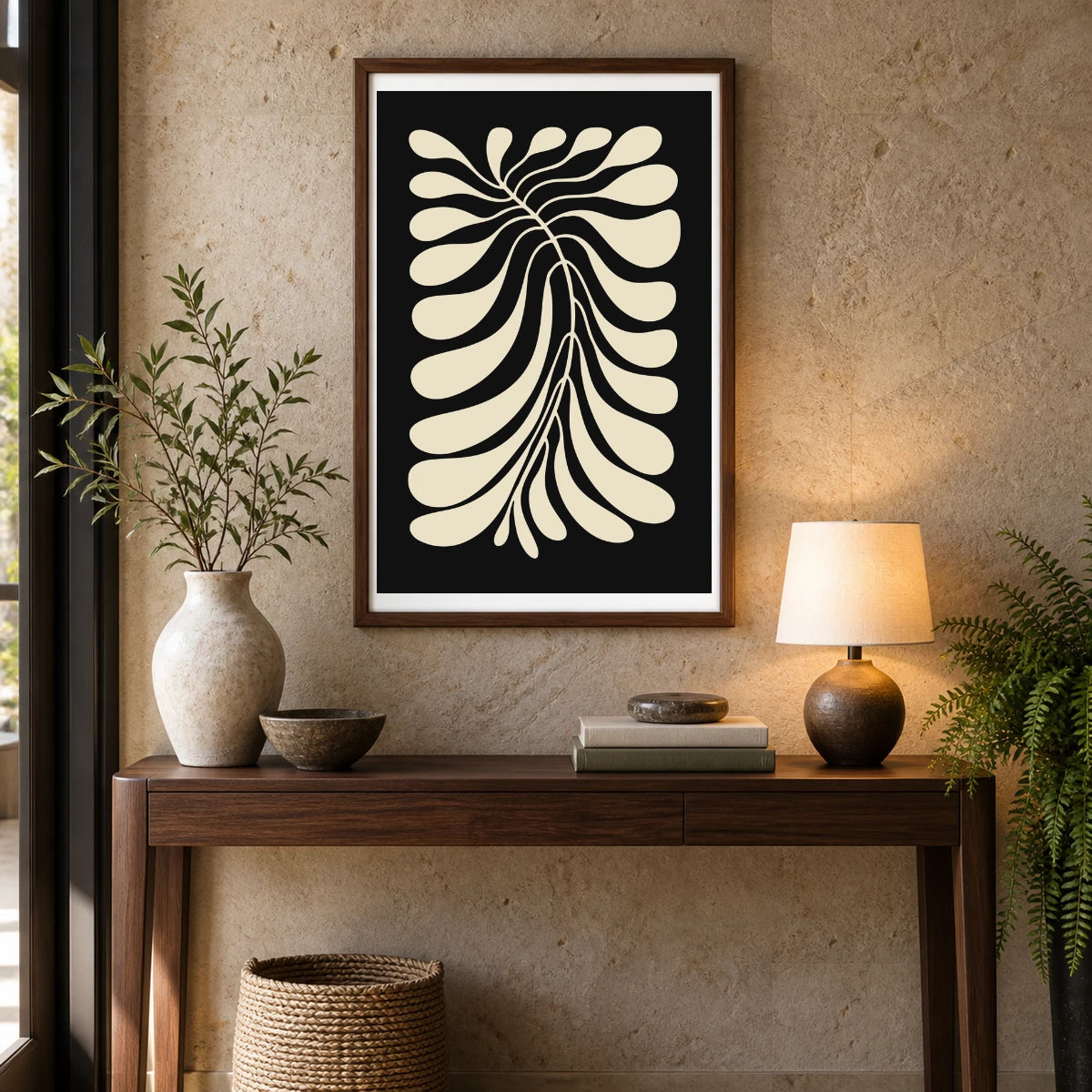 Flower Print CCCXXXVII — Flower & Botanical Prints shown in a styled interior