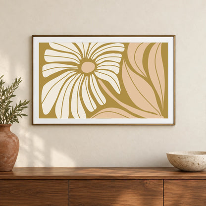 Flower Print CCCXXXVIII — Flower & Botanical Prints shown in a styled interior