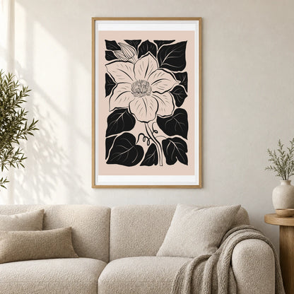 Flower Print CCCXLII — Flower & Botanical Prints shown in a styled interior