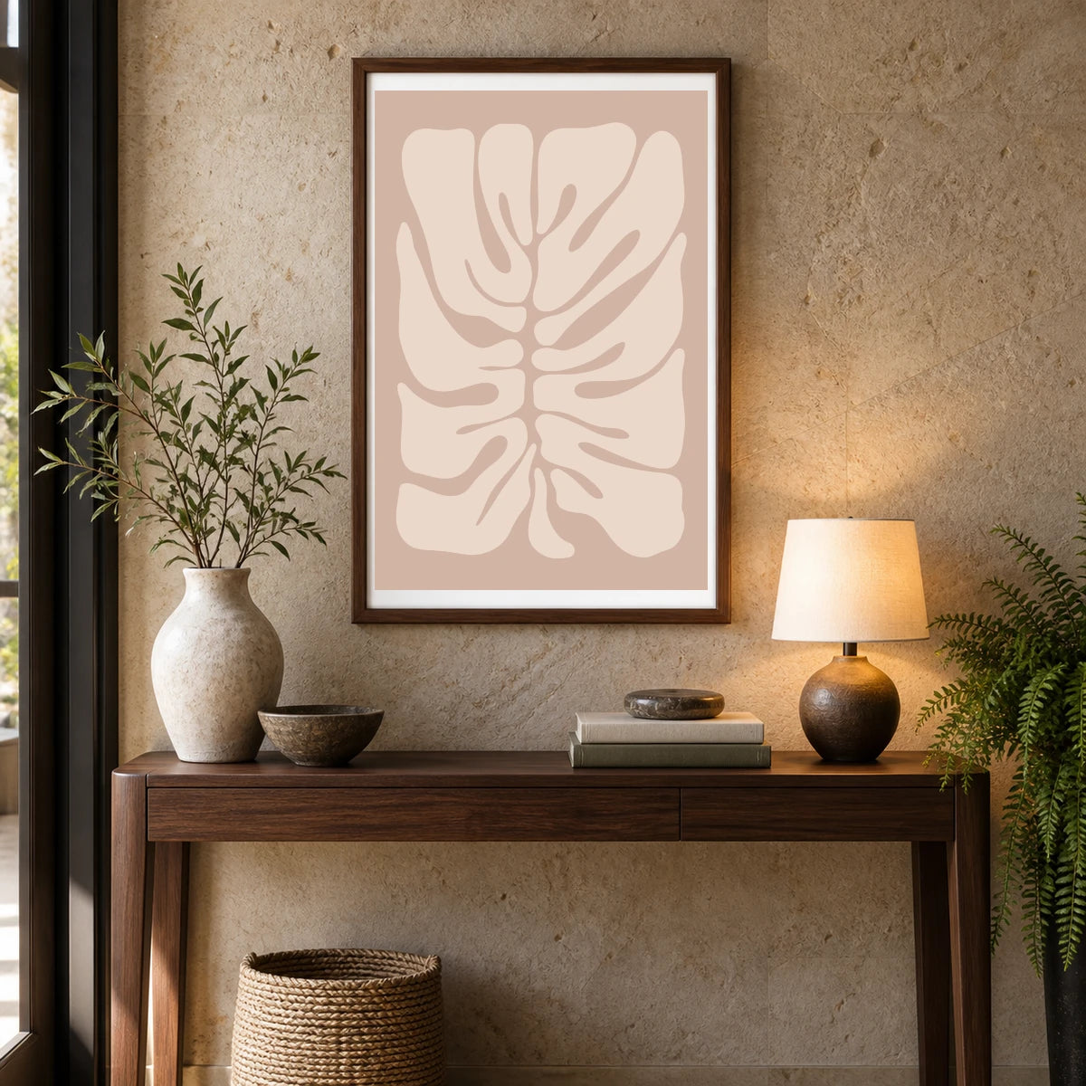 Flower Print CCCXLIII — Flower & Botanical Prints shown in a styled interior