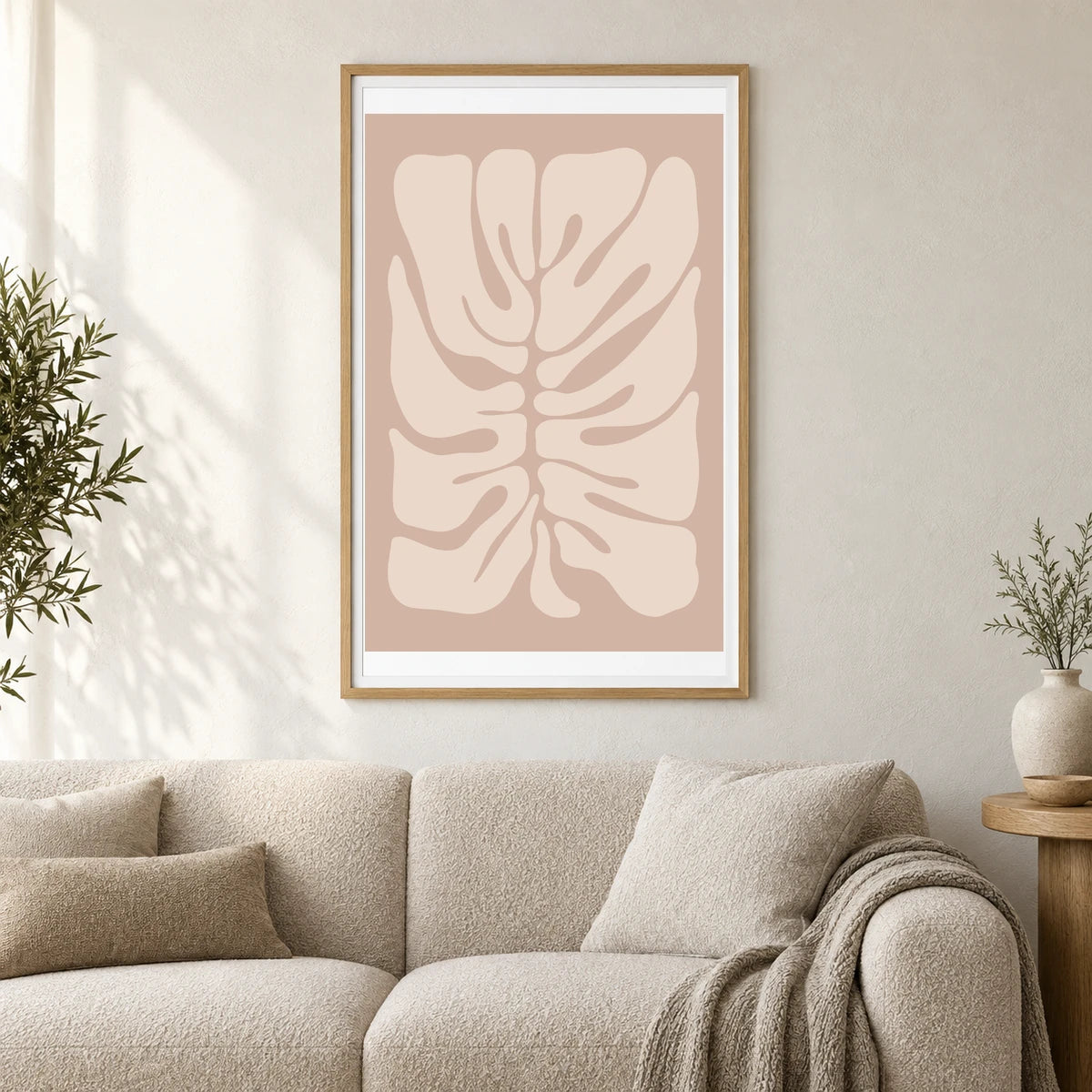 Flower Print CCCXLIII — Flower & Botanical Prints shown in a styled interior