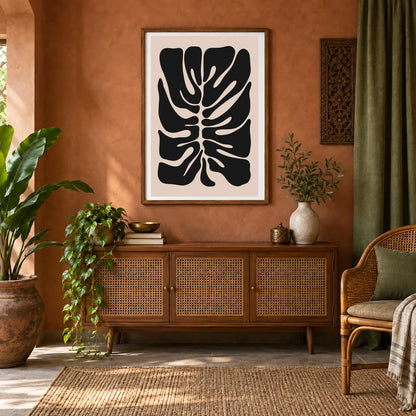 Flower Print CCCXLIV — Flower & Botanical Prints shown in a styled interior