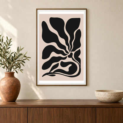 Flower Print CCCXLVII — Flower & Botanical Prints shown in a styled interior