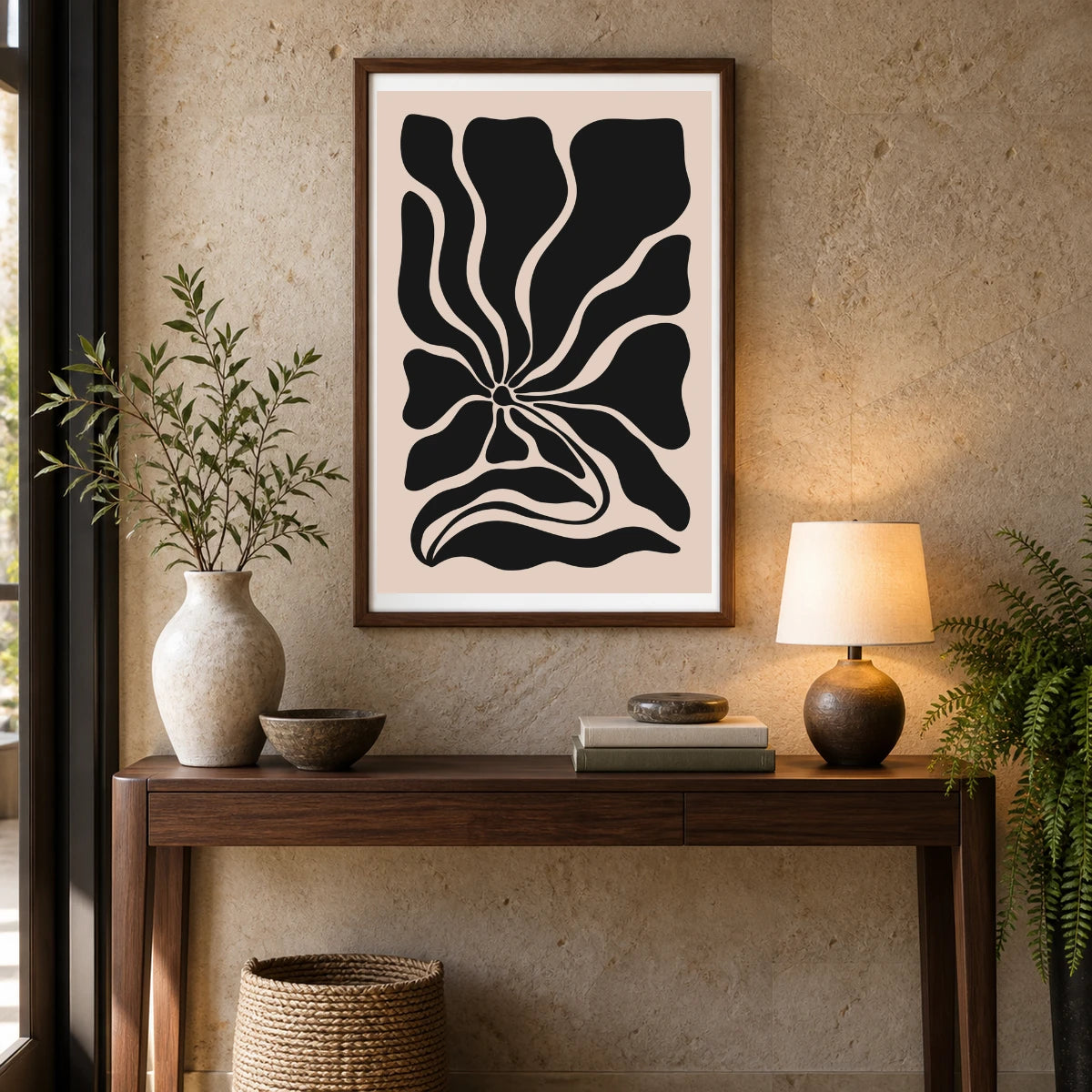 Flower Print CCCL — Flower & Botanical Prints shown in a styled interior