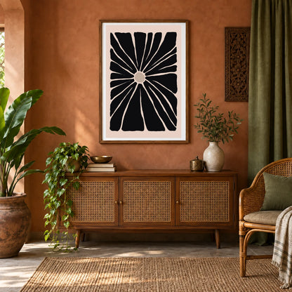 Flower Print CCCLV — Flower & Botanical Prints shown in a styled interior