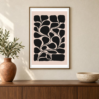 Flower Print CCCLVI — Flower & Botanical Prints shown in a styled interior