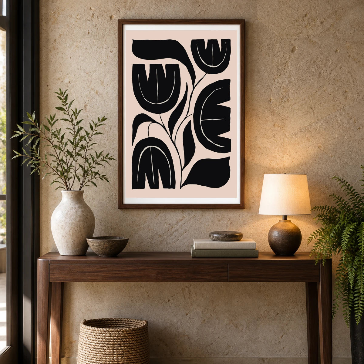 Flower Print CCCLVII — Flower & Botanical Prints shown in a styled interior