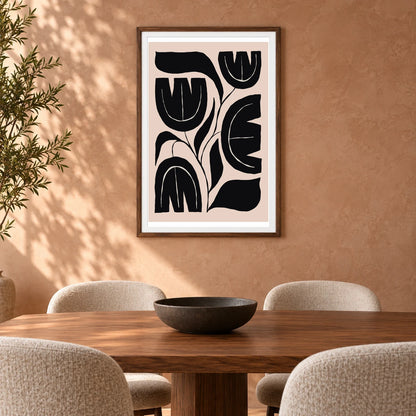 Flower Print CCCLVII — Flower & Botanical Prints shown in a styled interior