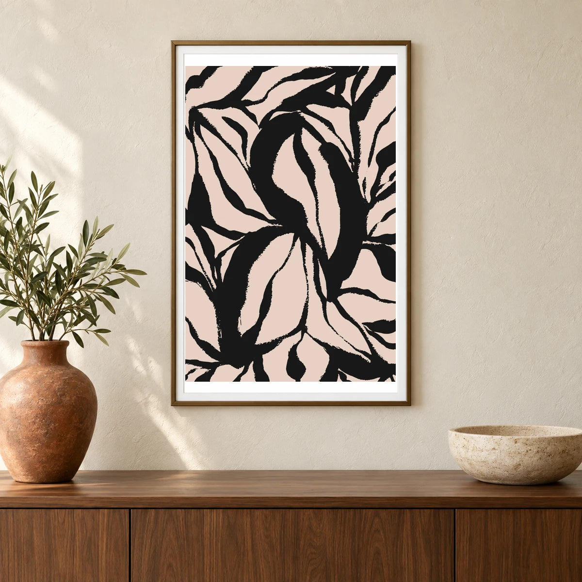 Flower Print CCCLVIII — Flower & Botanical Prints shown in a styled interior