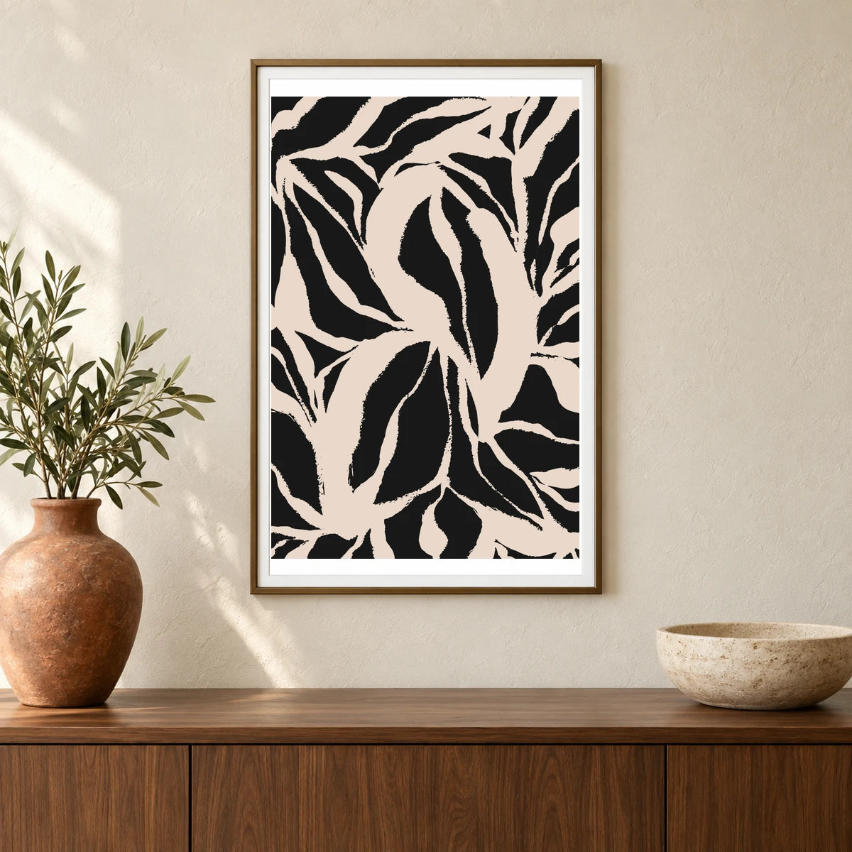 Flower Print CCCLIX — Flower & Botanical Prints shown in a styled interior