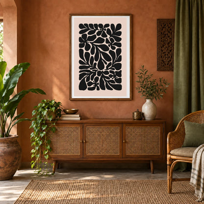 Flower Print CCCLXI — Flower & Botanical Prints shown in a styled interior