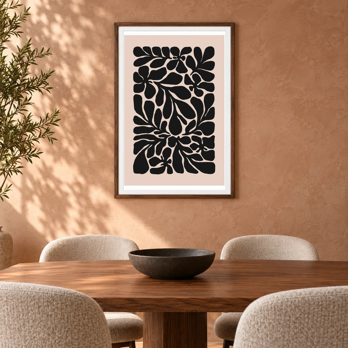 Flower Print CCCLXI — Flower & Botanical Prints shown in a styled interior