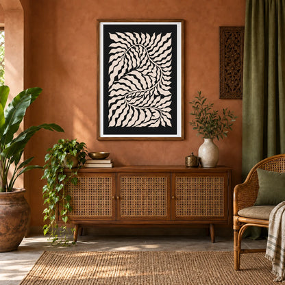 Flower Print CCCLXIII — Flower & Botanical Prints shown in a styled interior