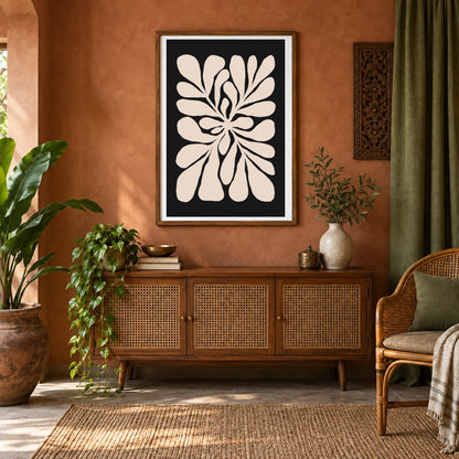 Flower Print CCCLXIV — Flower & Botanical Prints shown in a styled interior
