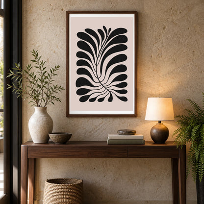Flower Print CCCLXVI — Flower & Botanical Prints shown in a styled interior