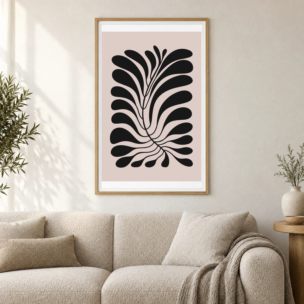 Flower Print CCCLXVI — Flower & Botanical Prints shown in a styled interior