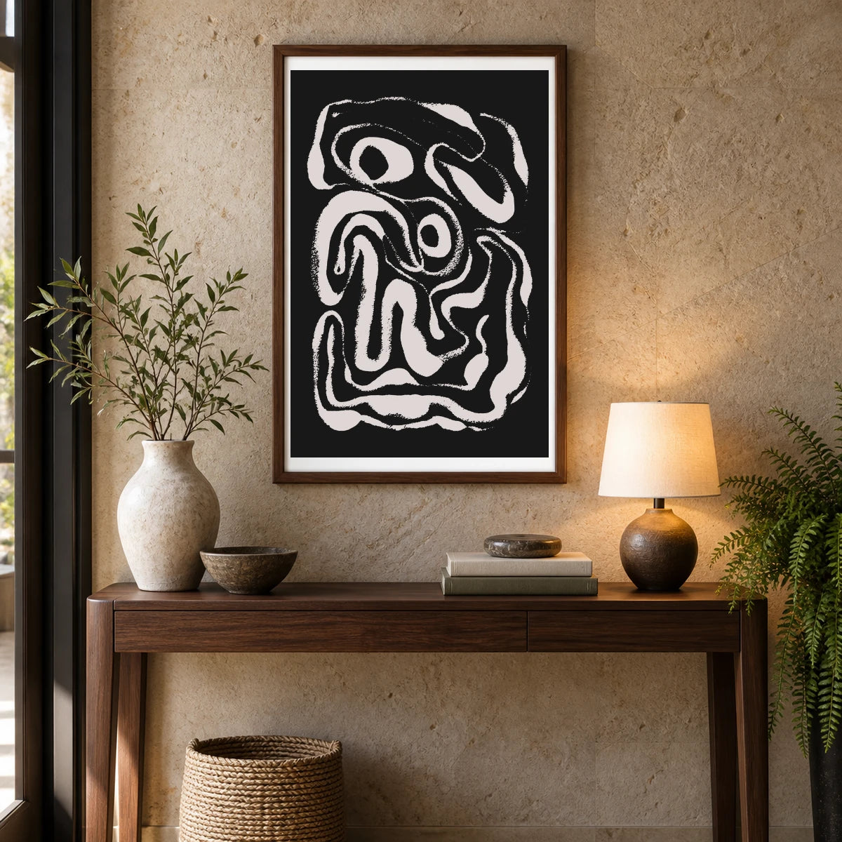 Flower Print CCCLXVIII — Flower & Botanical Prints shown in a styled interior