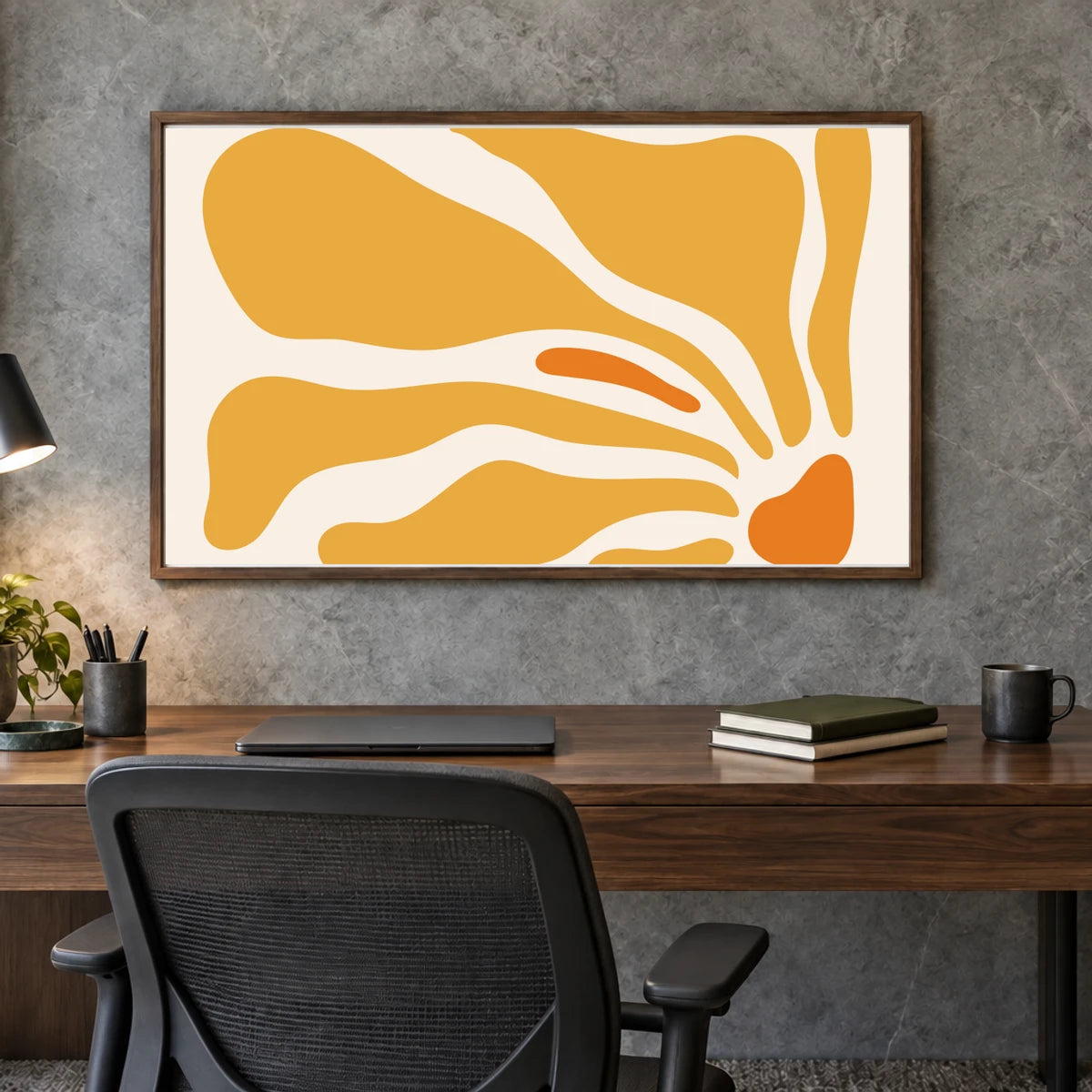Flower Print CCCLXIX — Flower & Botanical Prints shown in a styled interior