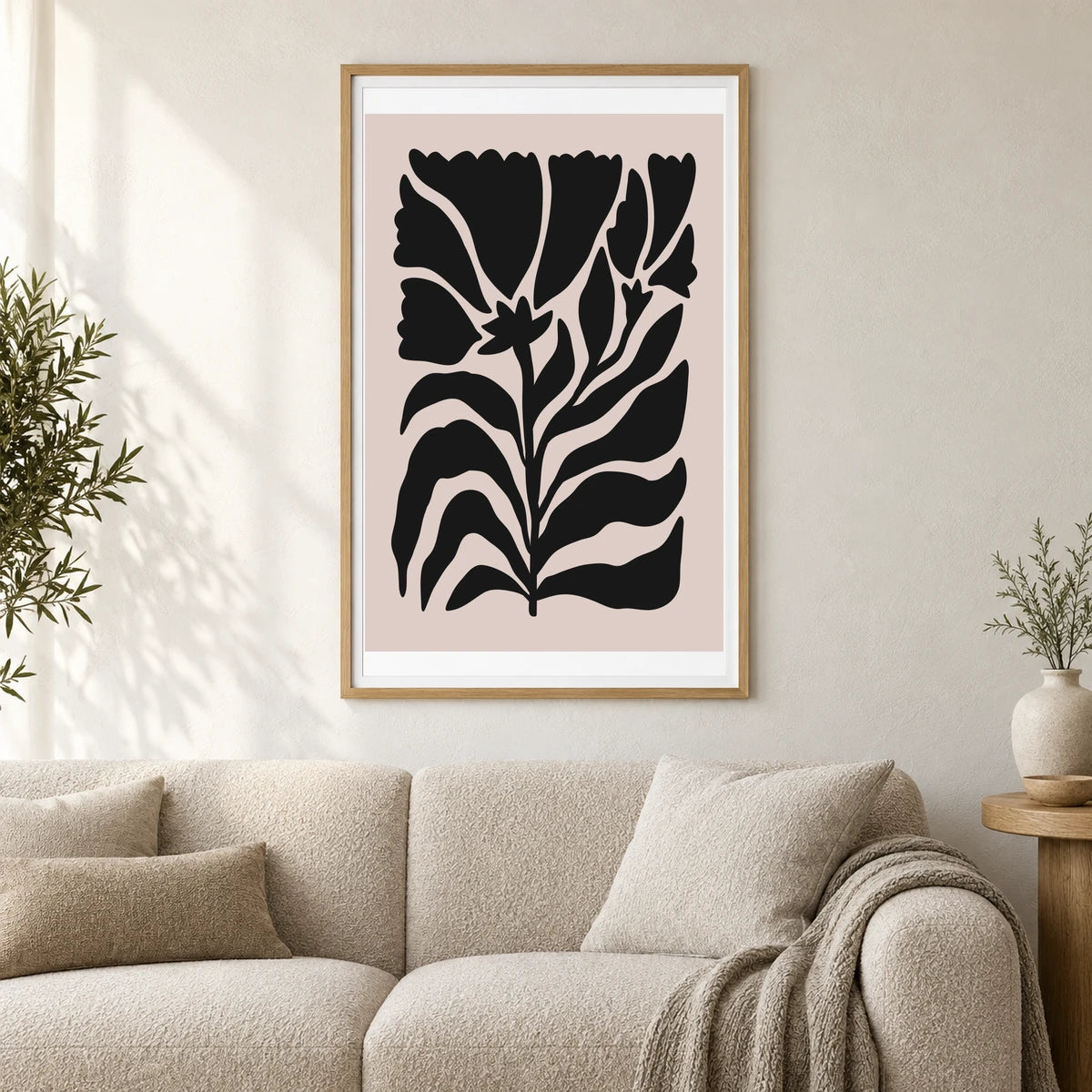 Flower Print CCCLXX — Flower & Botanical Prints shown in a styled interior