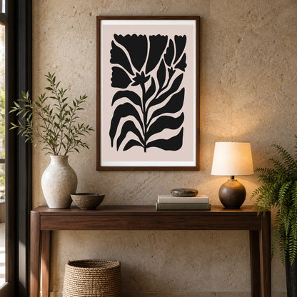 Flower Print CCCLXX — Flower & Botanical Prints shown in a styled interior