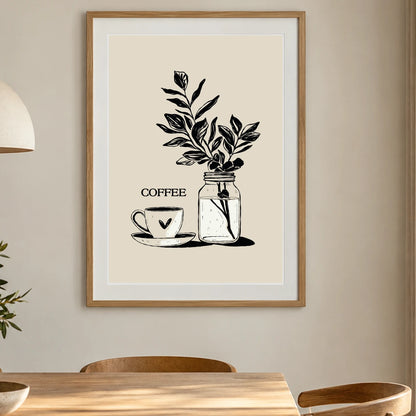 Flower Print CCCLXXI — Flower & Botanical Prints shown in a styled interior
