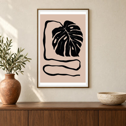 Flower Print CCCLXXIV — Flower & Botanical Prints shown in a styled interior