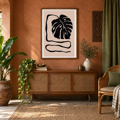 Flower Print CCCLXXIV — Flower & Botanical Prints shown in a styled interior