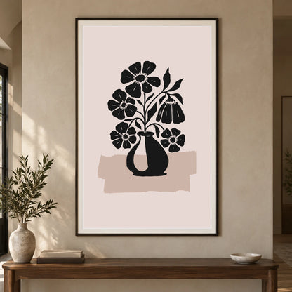 Flower Print CCCLXXV — Flower & Botanical Prints shown in a styled interior