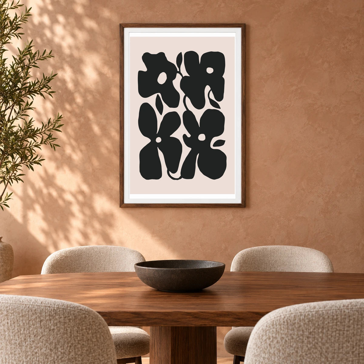 Flower Print CCCLXXIX — Flower & Botanical Prints shown in a styled interior