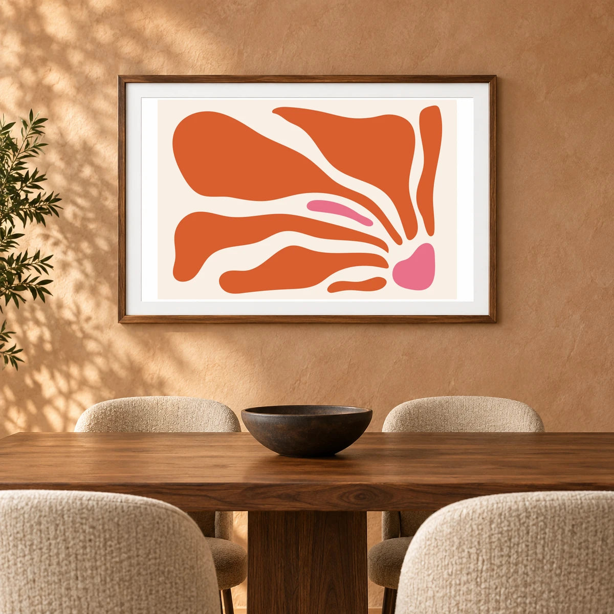Flower Print CCCLXXX — Flower & Botanical Prints shown in a styled interior