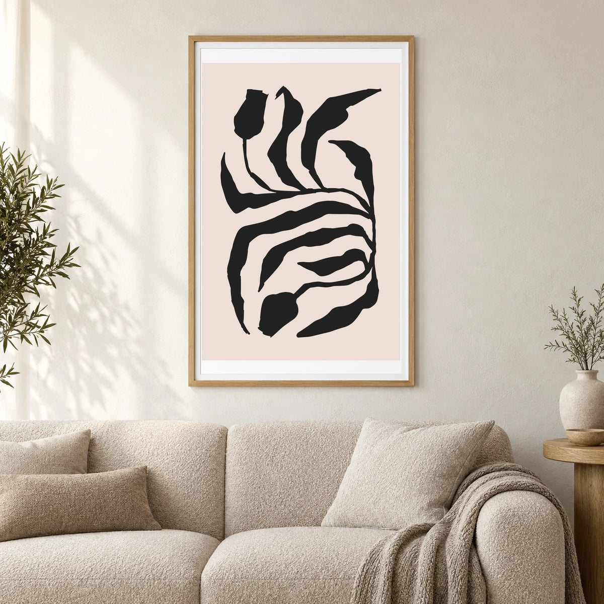Flower Print CCCLXXXI — Flower & Botanical Prints shown in a styled interior