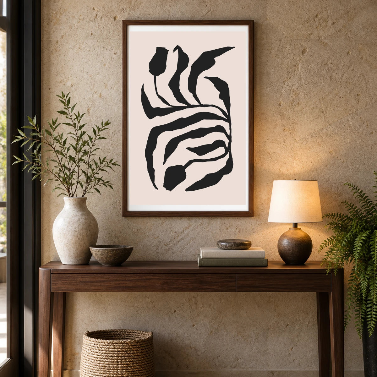 Flower Print CCCLXXXI — Flower & Botanical Prints shown in a styled interior