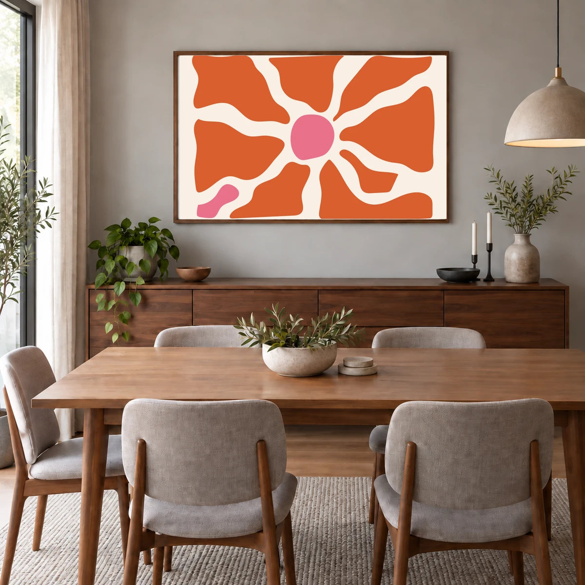 Flower Print CCCLXXXIII — Flower & Botanical Prints shown in a styled interior