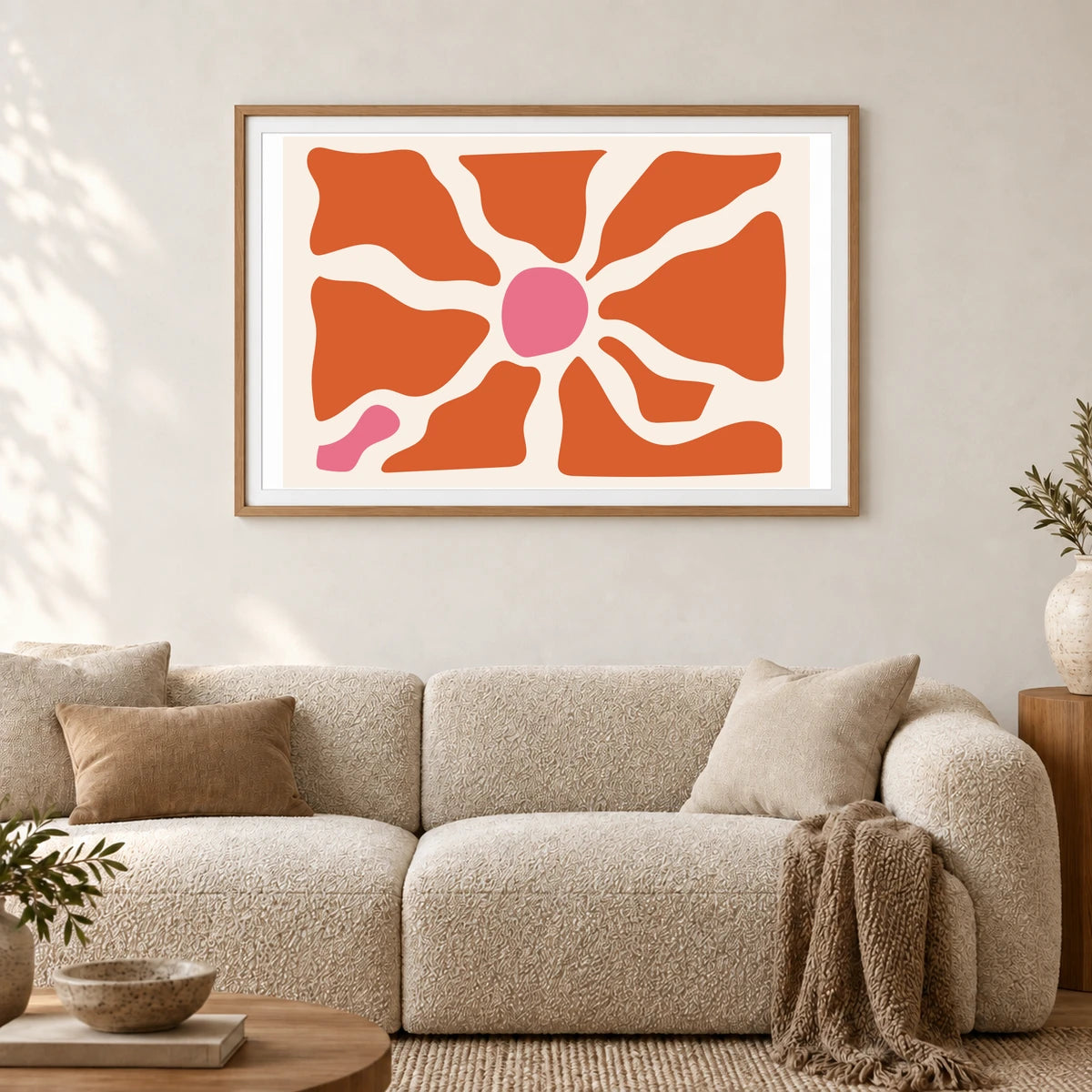 Flower Print CCCLXXXIII — Flower & Botanical Prints shown in a styled interior