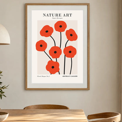 Flower Print CCCLXXXV — Flower & Botanical Prints shown in a styled interior