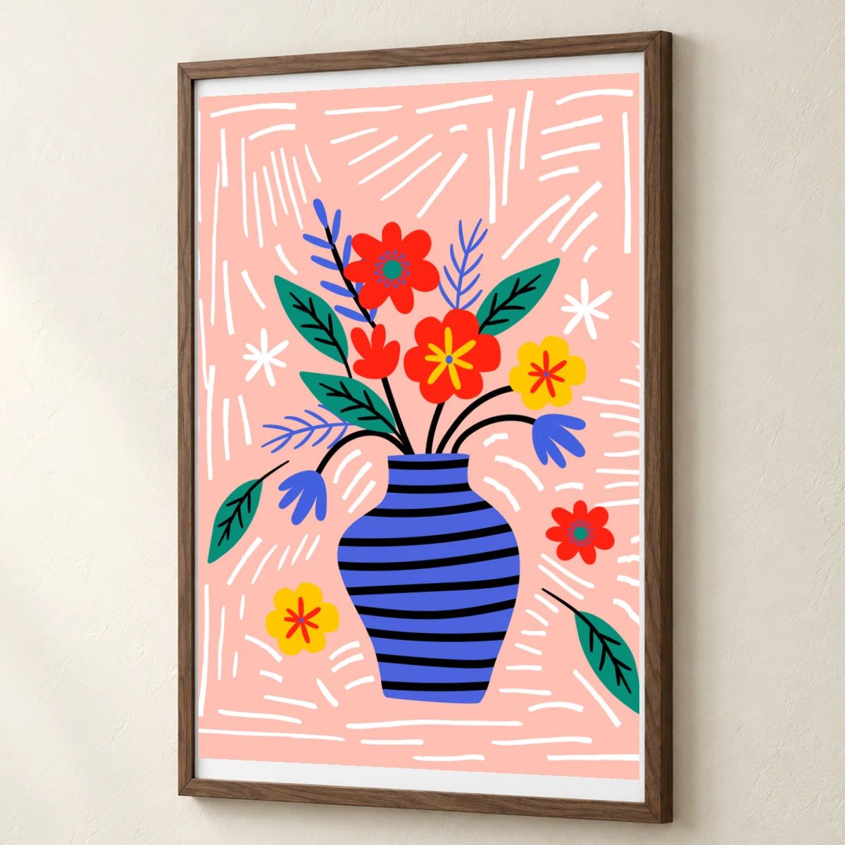 Flower Print CCCLXXXVIII — Flower & Botanical Prints flower & botanical prints print by SaamCrafts