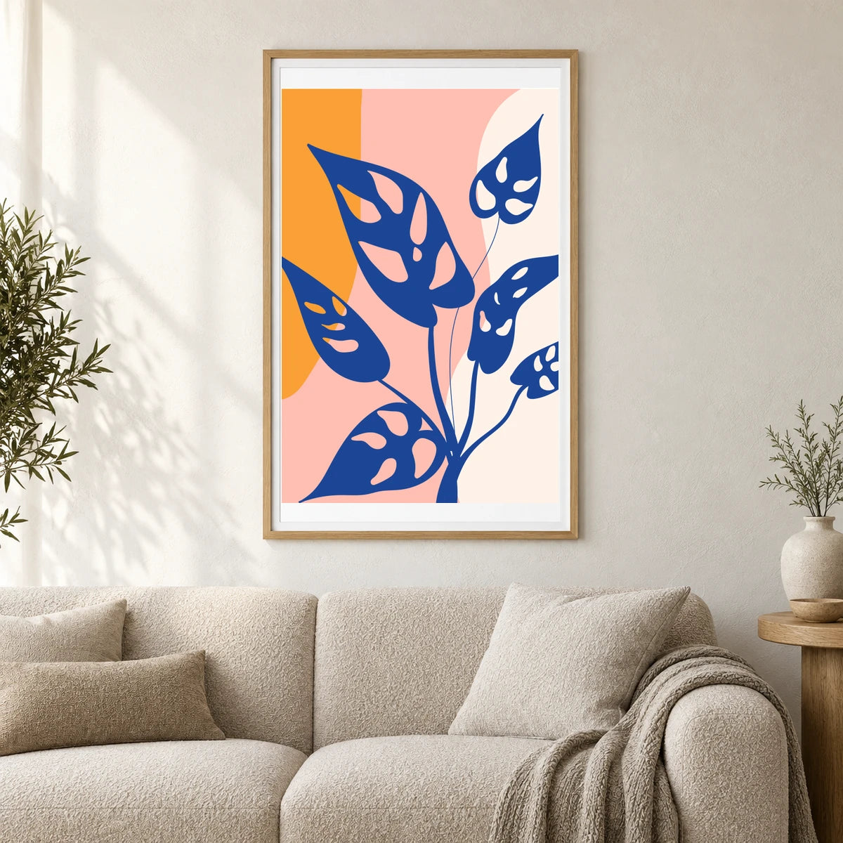 Flower Print CCCXC — Flower & Botanical Prints shown in a styled interior