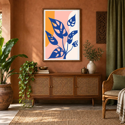 Flower Print CCCXC — Flower & Botanical Prints shown in a styled interior