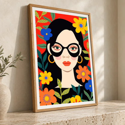 Flower Print CCCXCI — Flower & Botanical Prints flower & botanical prints print by SaamCrafts