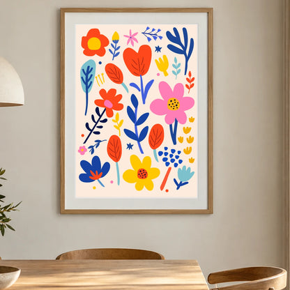 Flower Print CCCXCII — Flower & Botanical Prints shown in a styled interior