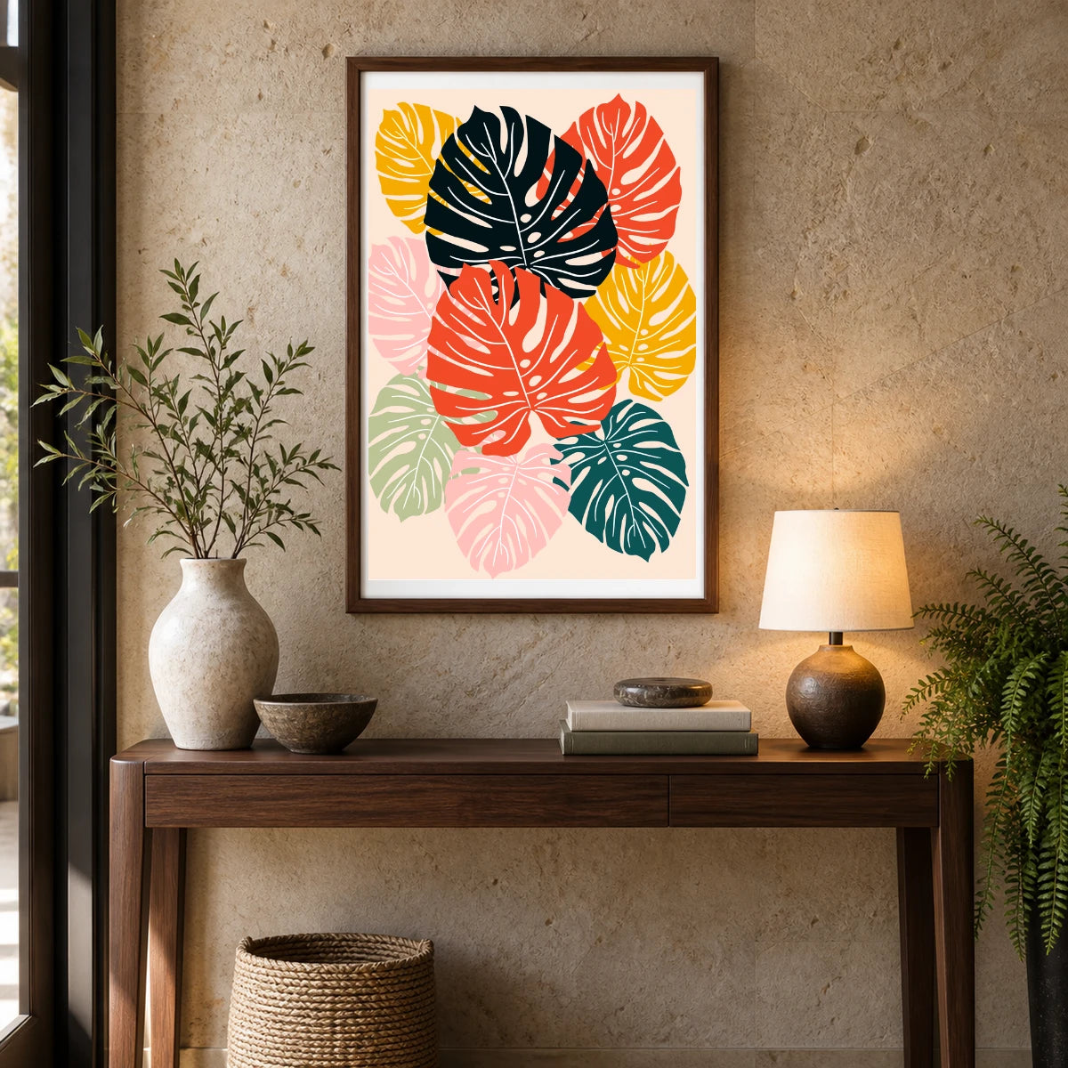 Flower Print CCCXCIII — Flower & Botanical Prints shown in a styled interior