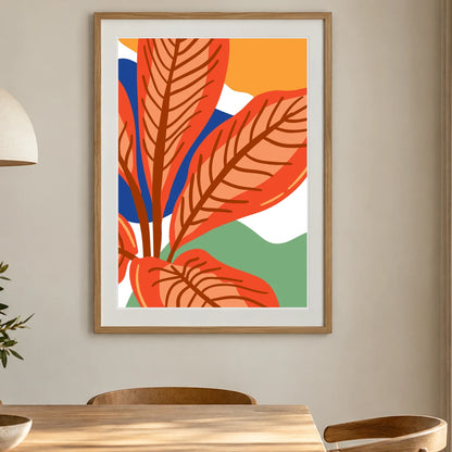 Flower Print CCCXCVI — Flower & Botanical Prints shown in a styled interior