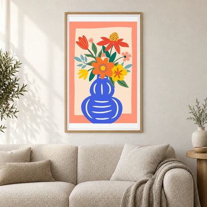 Flower Print CD — Flower & Botanical Prints shown in a styled interior