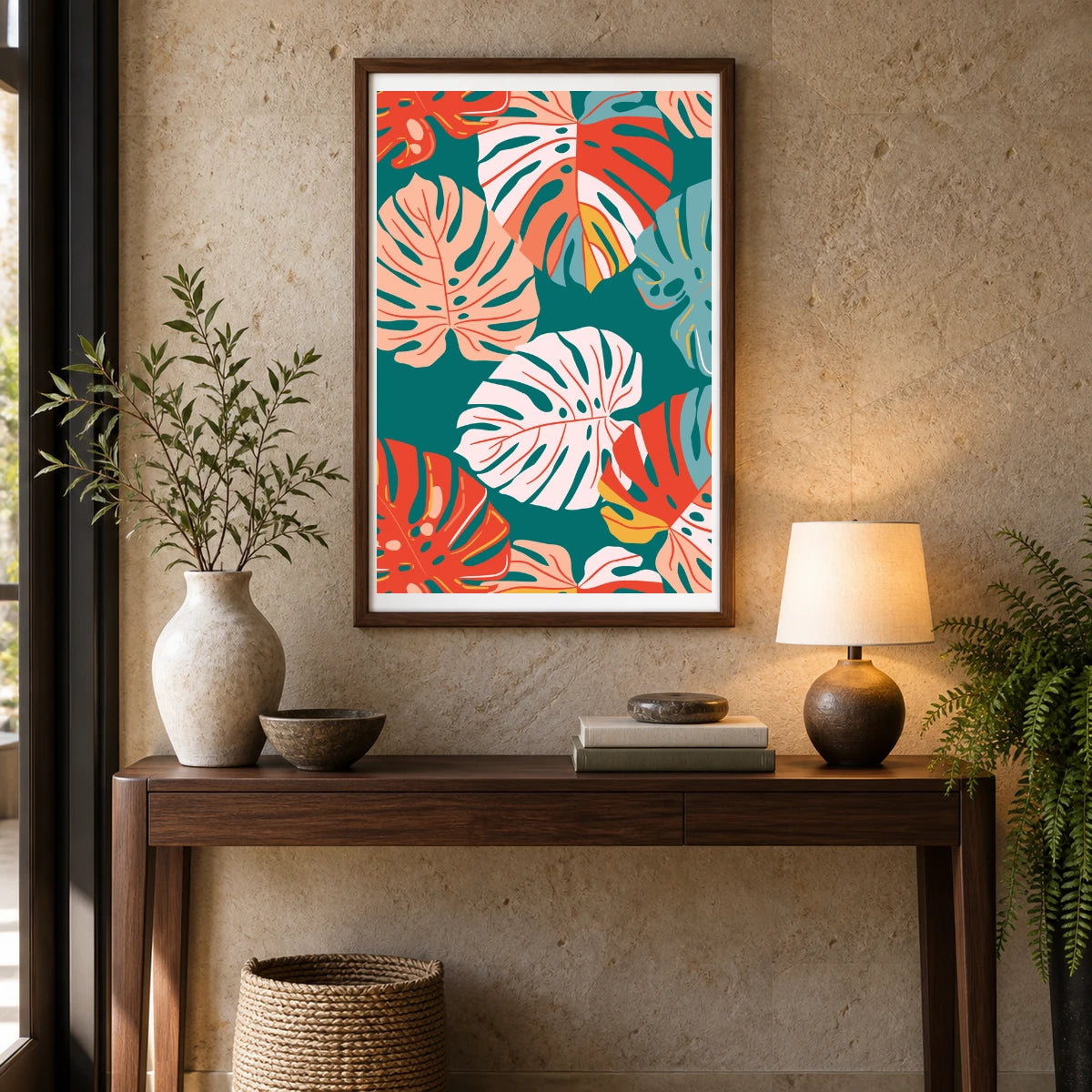 Flower Print CDIV — Flower & Botanical Prints shown in a styled interior