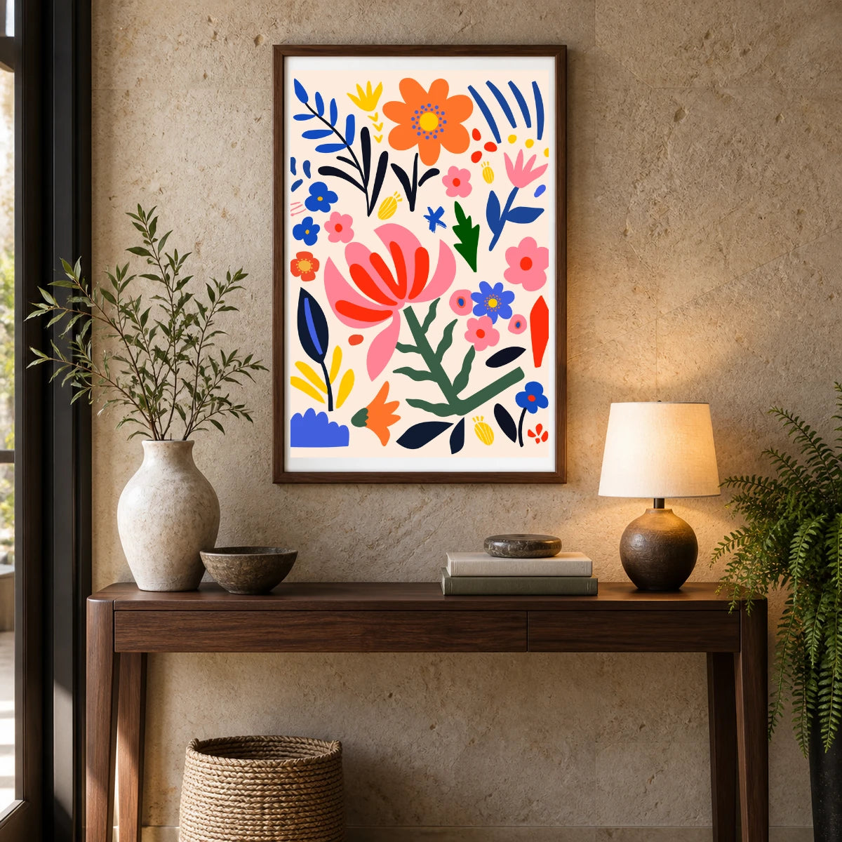 Flower Print CDV — Flower & Botanical Prints shown in a styled interior